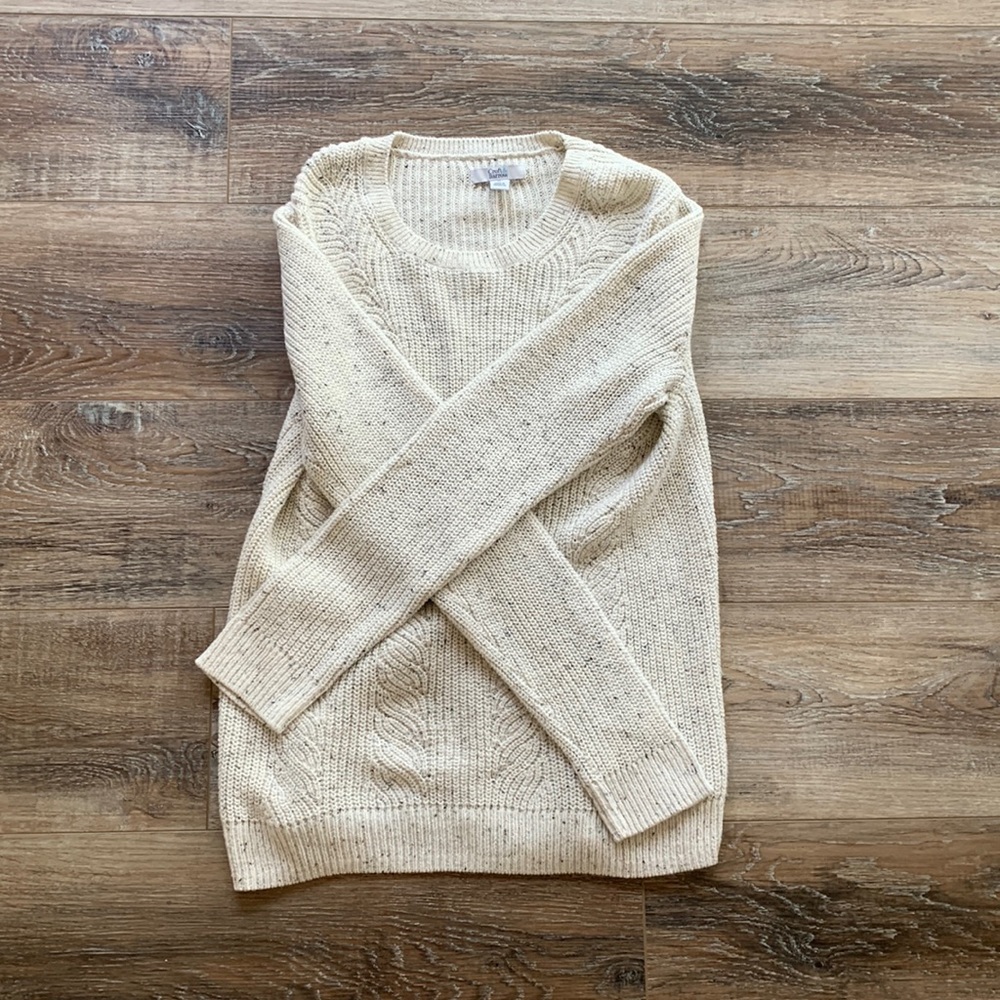 Women’s cream colored Croft & Borrow sweater